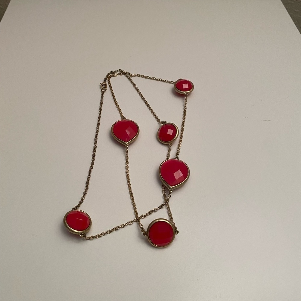 Pink statement necklace - Picture 3 of 5